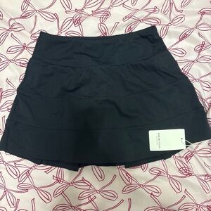 SHEIN Black Tiered Mini Skirt